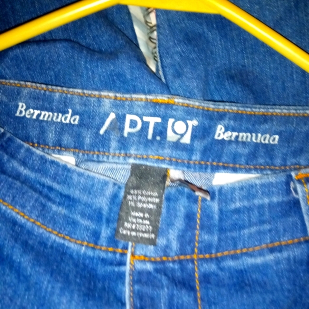 BRAND PT. 9 BERMUDA STYLE DENIM SHORTS!